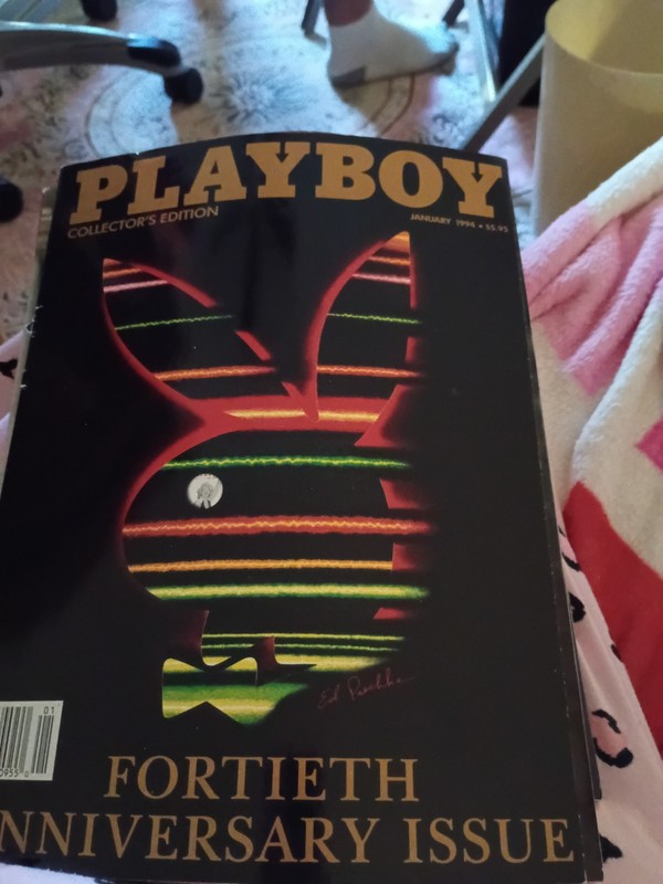 PLAYBOY COLLECTOR'S EDITION 40th Fortieth ANNIVERSARY ISSUE EUC Neon Bunny