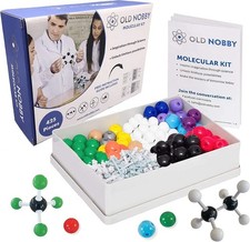 Brand New Organic Chemistry Set 425 pc Molecular Model Kit with Atoms, Bonds,