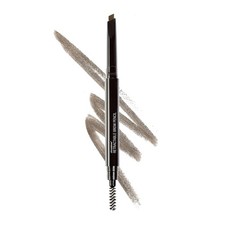 Retractable Ash Brown Eyebrow Pencil with Dual Brush for Precision Brow Makeup
