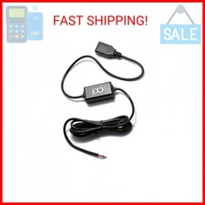 EDO Tech Hardwired Cable Car Charger Kit for 5V Female USB A Power Port for GPS 