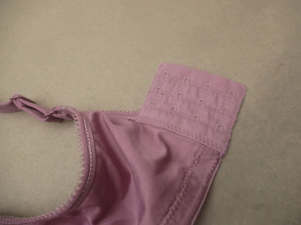 Sujetador demi 44DD Wacoal para mujer púrpura sin forro con aros cierre trasero 10L Foto 4 de 4