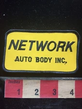 Vtg (likely 80s-90s Era) NETWORK AUTO BODY INC. Advertising / Uniform Patch 76EE
