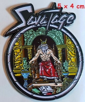 Savatage Metal Pin Badge Heavy Metal Saxon666