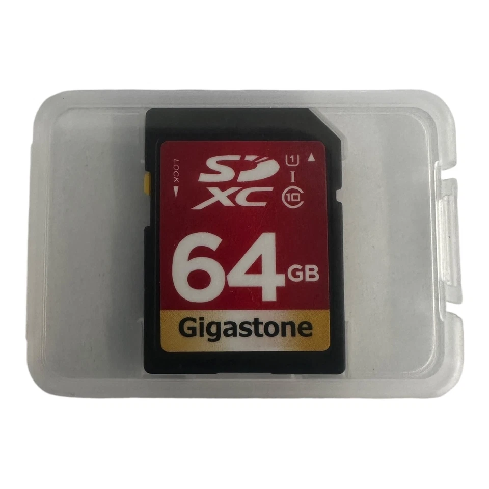 Gigastone 64GB SD Card, Memory Card for Cameras, Full HD Video - (B95) - Image 4 of 4