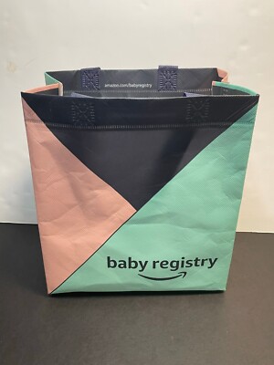 Amazon Baby Registry reusable shopping bag tote gift 10'' x 9'' small