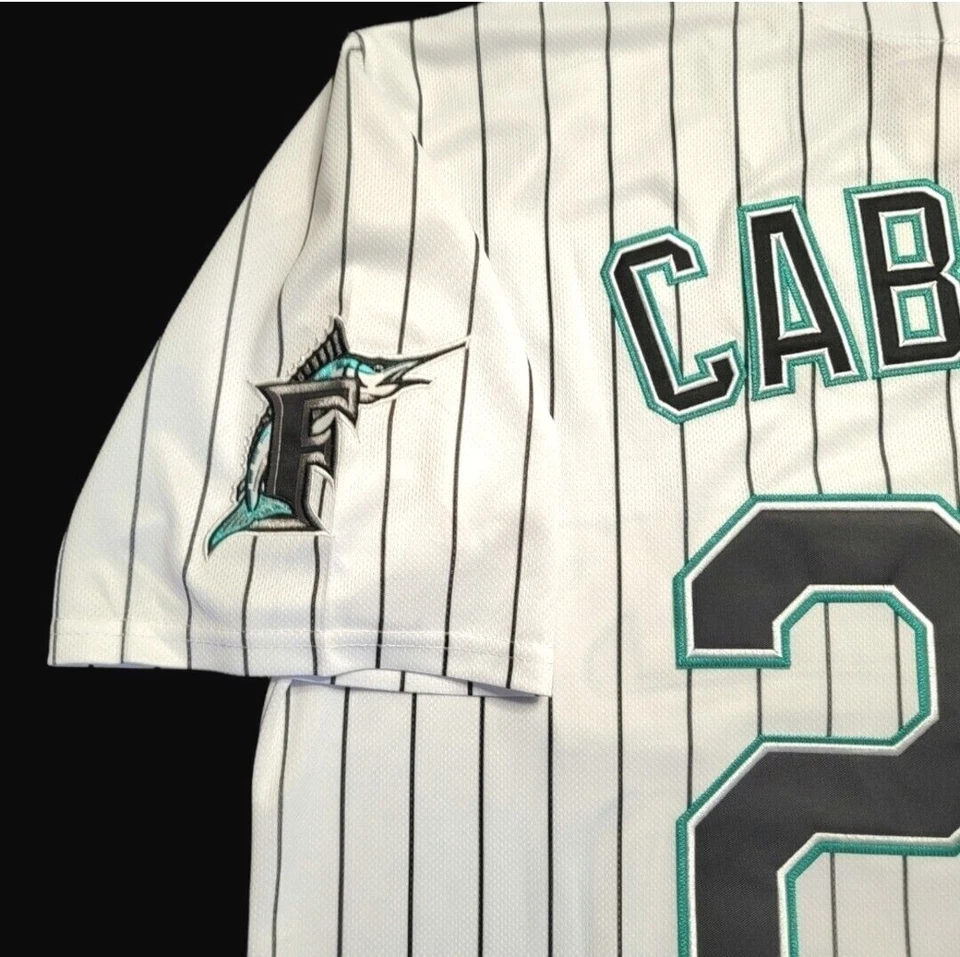 Miguel Cabrera Jersey Florida Marlins 2003 World Series Stitched Throwback SALE  - Image 3 of 4