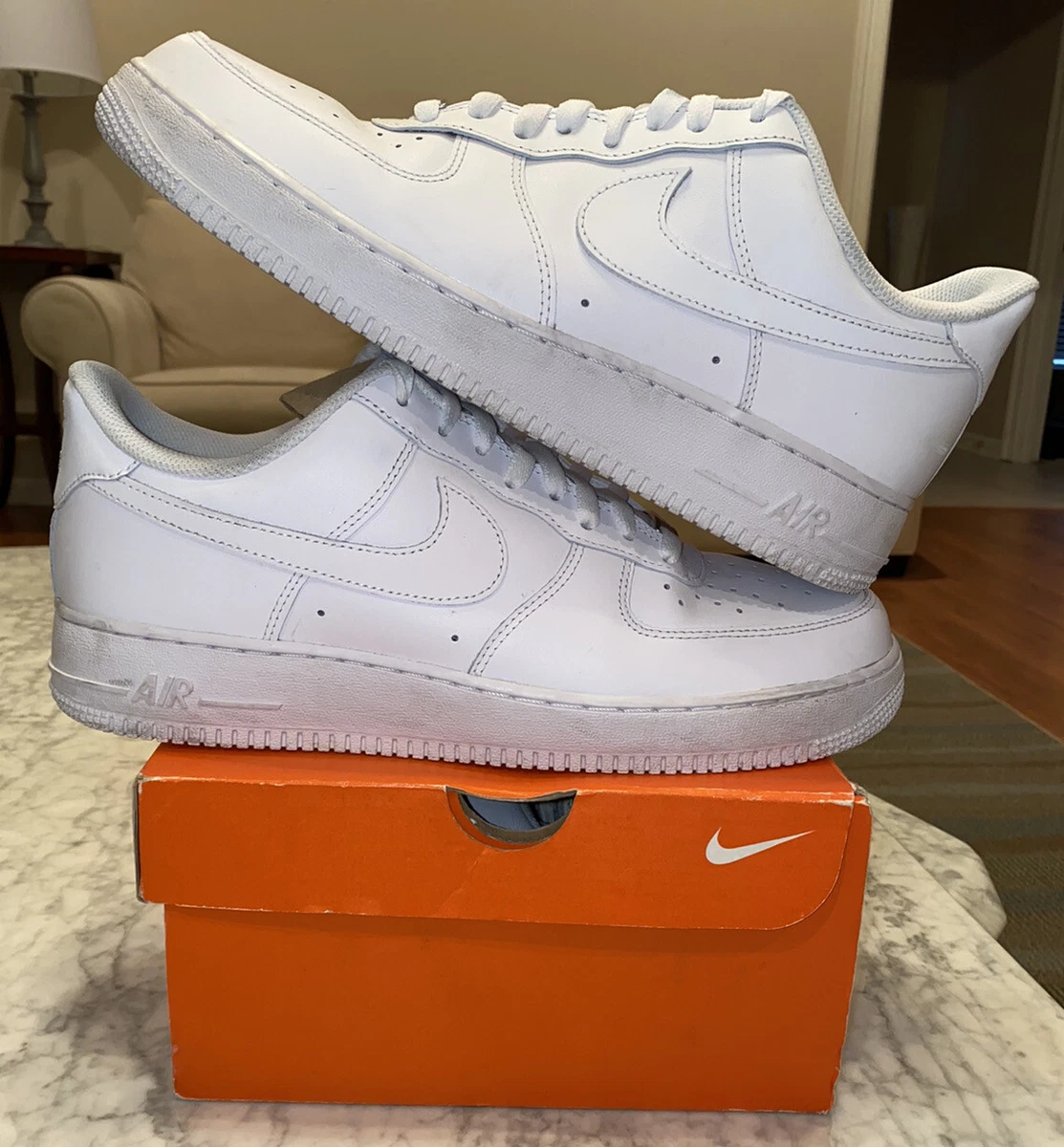 Air force hotsell one white nike