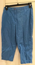 Liz Claiborne Petite Blue Spring Womens Casual Pants sz 10 P