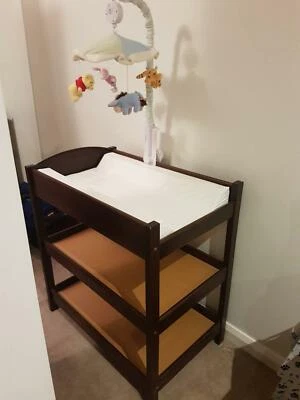 solid wood baby changing table