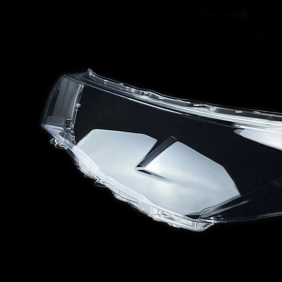 1 par de lentes de faros de lámpara de carcasa transparente para Toyota Highlander 2015-2017 Foto 2 de 4