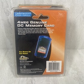 Vintage Pelican Dreamcast 4 Meg DC Memory Card Clear PL-515