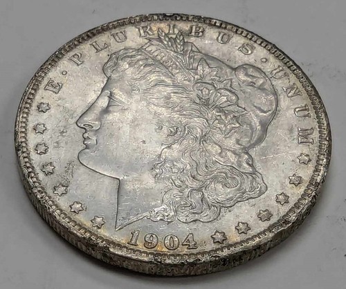 1904 O Morgan Silver Dollar US Coin - Picture 5 of 6