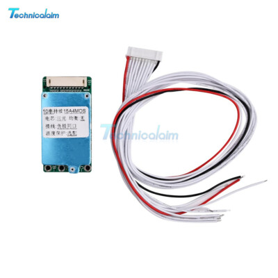 10S 36V 15A BMS Li-ion Lipolymer 18650 Battery Charging Protection Board