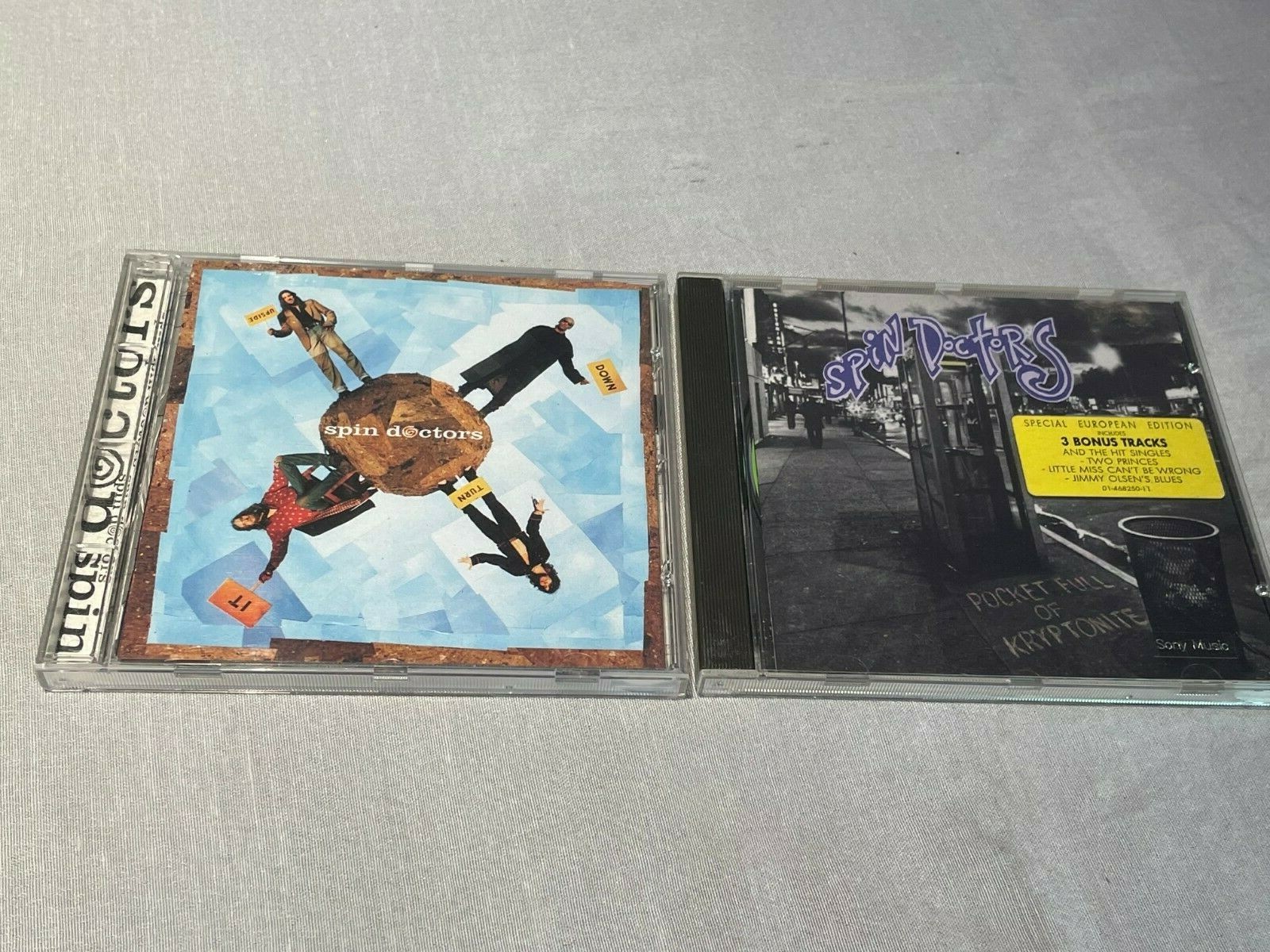 Spin Doctors - Qty 2 CD Albums - Pocket Full of Kryptonite & Turn It Upside Down