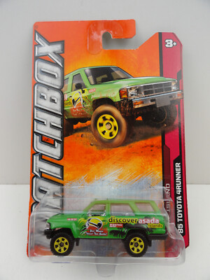 2012 Matchbox Island #92 ‘85 Toyota 4Runner Green Asada Islands CRACKED BLISTER