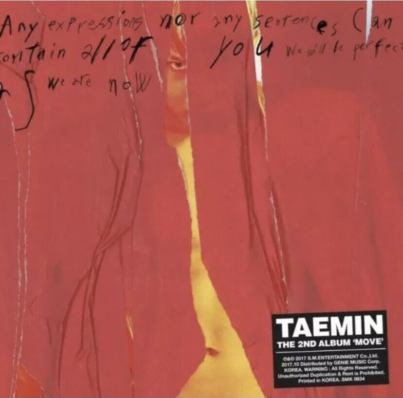 [TAEMIN Shinee-Move (Vol.2)] álbum Sellado Al Azar Ver. CD + libro de fotos + Álbum