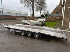 18ft x 6.9ft Triple Axle Trailer Car Transporter with ALLOYS 5.5m x 2.1m 3500KG
