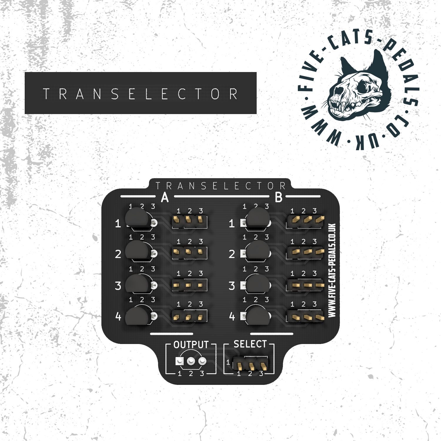 Transelector Transistor selector Guitar Pedal DIY Five Cats Pedals eBay