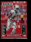 2024 Contenders Optic Marvin Harrison Jr. Rookie Ticket Red/199 #88