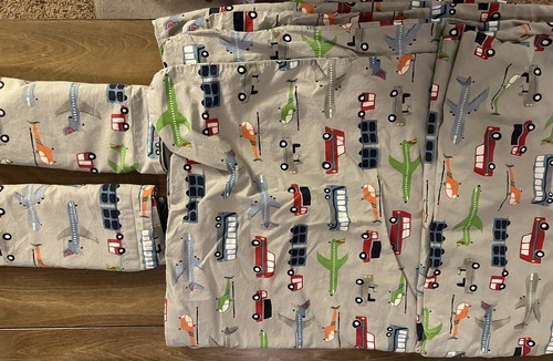 EUC Pottery Barn Kids Brody Full Size Sheet Set 2 Std Pillow Case ...