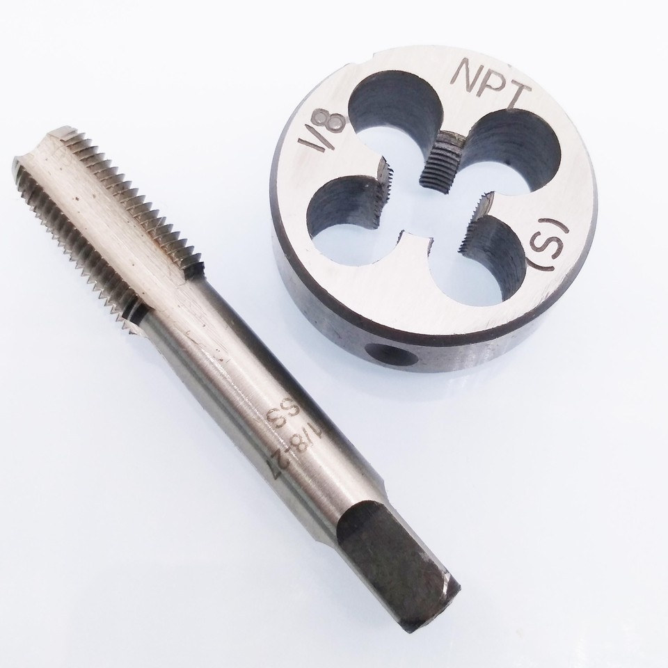 HSS 1 8 27 NPT Tap 1 8 27 NPT Die Right Hand EBay hss-1-8-27-npt-tap-1-8-27-npt-die-right-hand-ebay