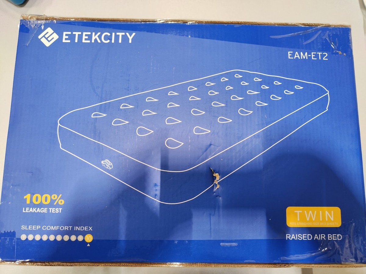 Etekcity Twin Air Mattress 75x39x9 Inch Raised Bed New Opened Box