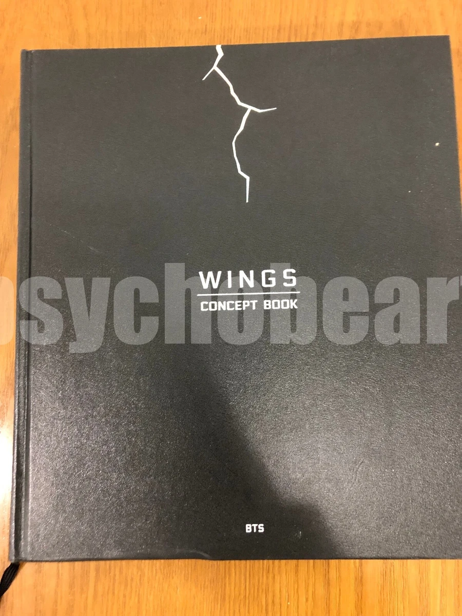 BTS The Wings Concept Book Only Kpop No box and Photo card USed 