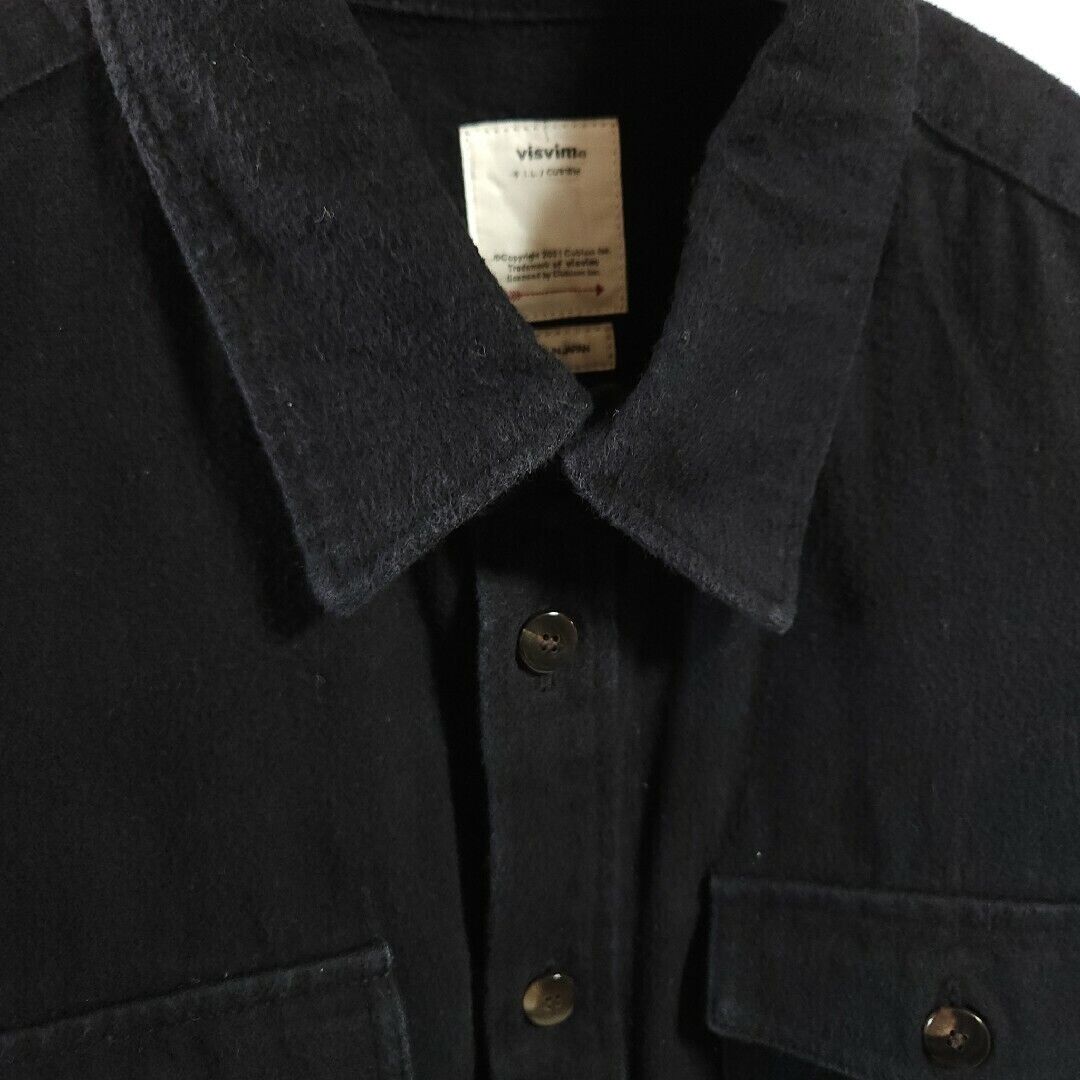 18aw VISVIM BLACK ELK SHIRT NEL size 2 Used Excellent++ 18aw VISVIM BLACK ELK SHIRT NEL size 2 Used Excellent++