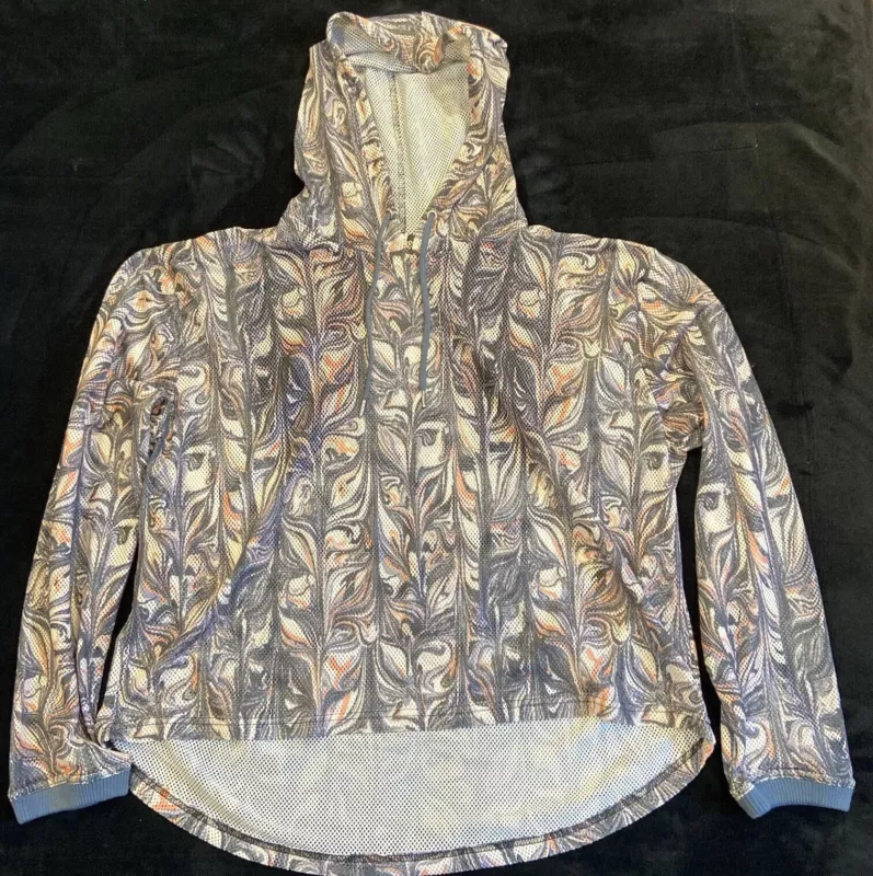 free-people-movement long sleeve mesh cut out back athletic hoodie