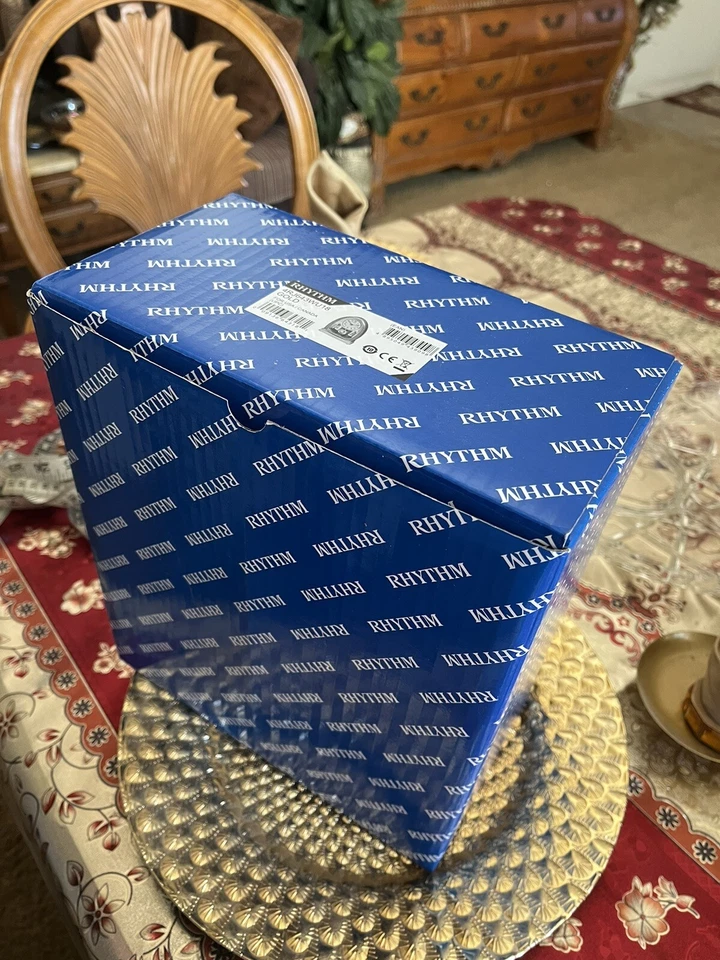 NIB RHYTHM DWS Crystal Bell Musical Collectible Gold 12 Songs Christmas Hymns - Image 3 of 4