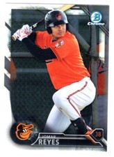 20x JOMAR REYES  ORIOLES  RC PROSPECT  2016 BOWMAN CHROME DRAFT #BDC-158