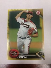 2016 BOWMAN PROSPECTS YELLOW #BP144 YOAN LOPEZ ARIZONA DIAMONDBACKS (PWE)