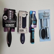 New Lot Of Conair Hairbrush Set - Various Styles and Designs