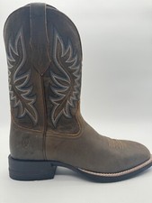 NEW ARIAT BRANDER Western Square Boots Men's Bear Brown SZ 9.5 EE WIDE 10040409