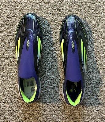 Adidas F50 Elite Laceless LL FG Teaser Fast Reborn Purple SZ 10