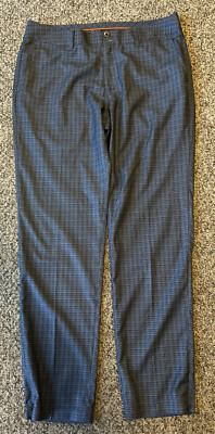 メンズウェア Chp/ Golf ADJUSTABLE PANTS L Chase 54 Men's Golf Pant Shirt Grip Navy White Plaid Size
