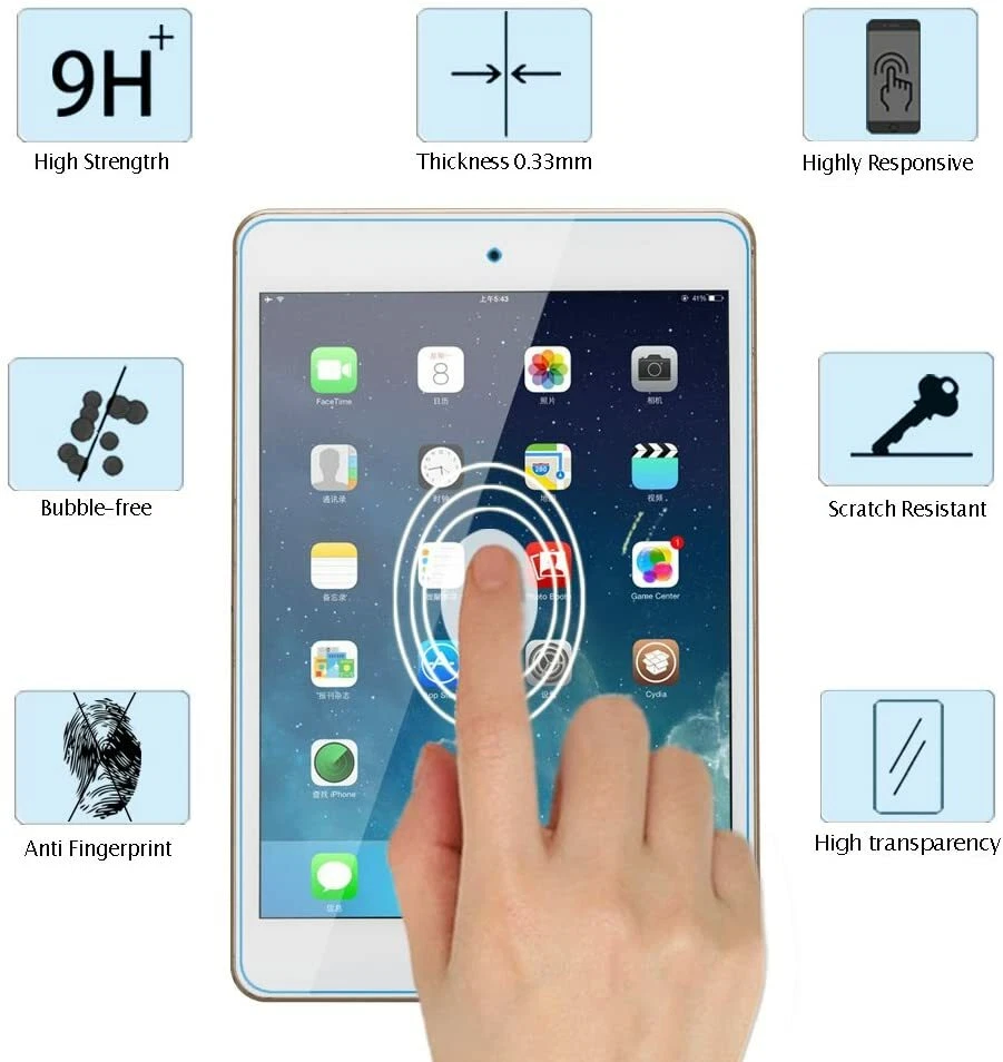 Высокий первоклассный закаленное прозрачное стекло протектор экрана для Apple iPad Mini 2/3/4/5/6 - Изображение 4 из 4