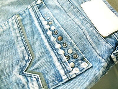 HOT Men's DIESEL @ TIMMEN 8GI STRAIGHT LEG Studs LIGHT Blue Denim Jeans 32 x 31 | eBay
