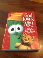 Veggietales - God Loves Me - 365 Daily Devos For Boys - Softcover - $9.99 Retail Veggietales - God Loves Me - 365 Daily Devos For Boys - Softcover - $9.99 Retail