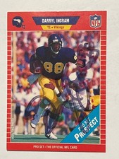 Minnesota Vikings DARRYL INGRAM Signed Card