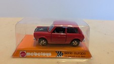 MEBETOYS 1/43 SERIE EUROPA A58 AUTOBIANCHI A112 ABARTH ROUGE NON OUVERT