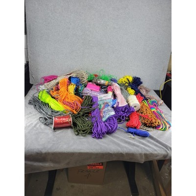 15 Lbs Bulk Lot Assorted Craft Cord Rope Paracord String Macrame Projects