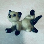 New ListingVintage Sweet Siamese Kitty Laying On His Back Figurine, Keepsake, Collectible