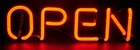 WORKING Vintage Antique "OPEN" Genuine Skeleton Neon Sign -- NOT LED!