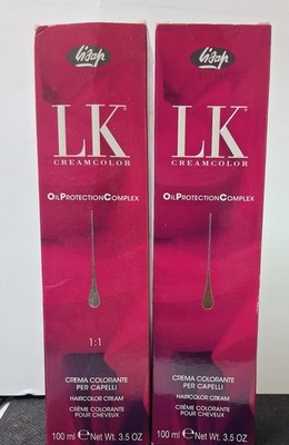 LISAP MILANO 1:1 LK CREAM COLOR OIL PROTECTION COMPLEX HAIR COLOR CREAM 3.5 oz.