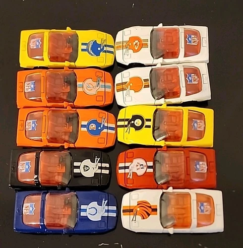 Corgi NFL Chevrolet Corvette Car Collection (10 Total) Rare ~ Vintage