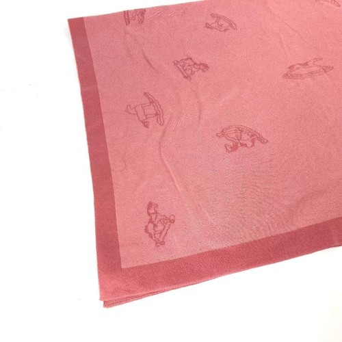 HERMES Adada Caballo Interior Manta Bebé Rosa Niños Algodón H100cm x 72cm - Imagen 2 de 7