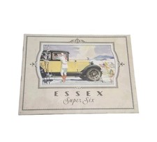Essex Super Six Hudson Motor Car Company Catalog Detroit Michigan 1928