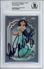 2024 TOPPS CHROME DISNEY PRINCESS JASMINE SIGNED LEA SALONGA BECKETT BAS COA