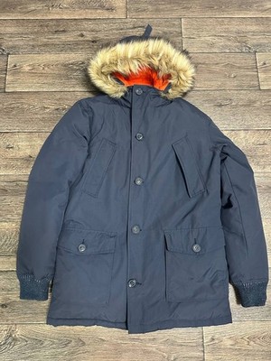 superdry jacket mens down parka men hooded large